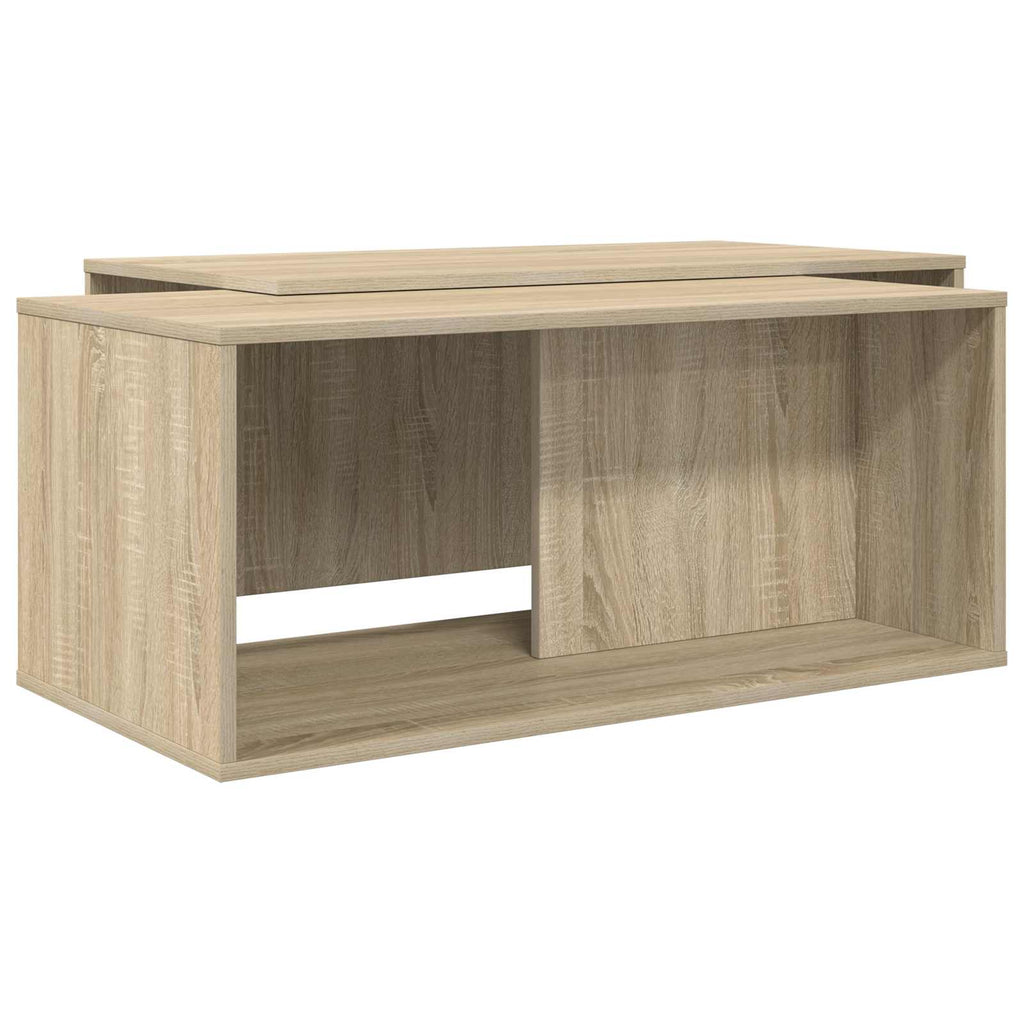 vidaXL Zestaw stolików kawowych 2 pcs Dąb Sonoma