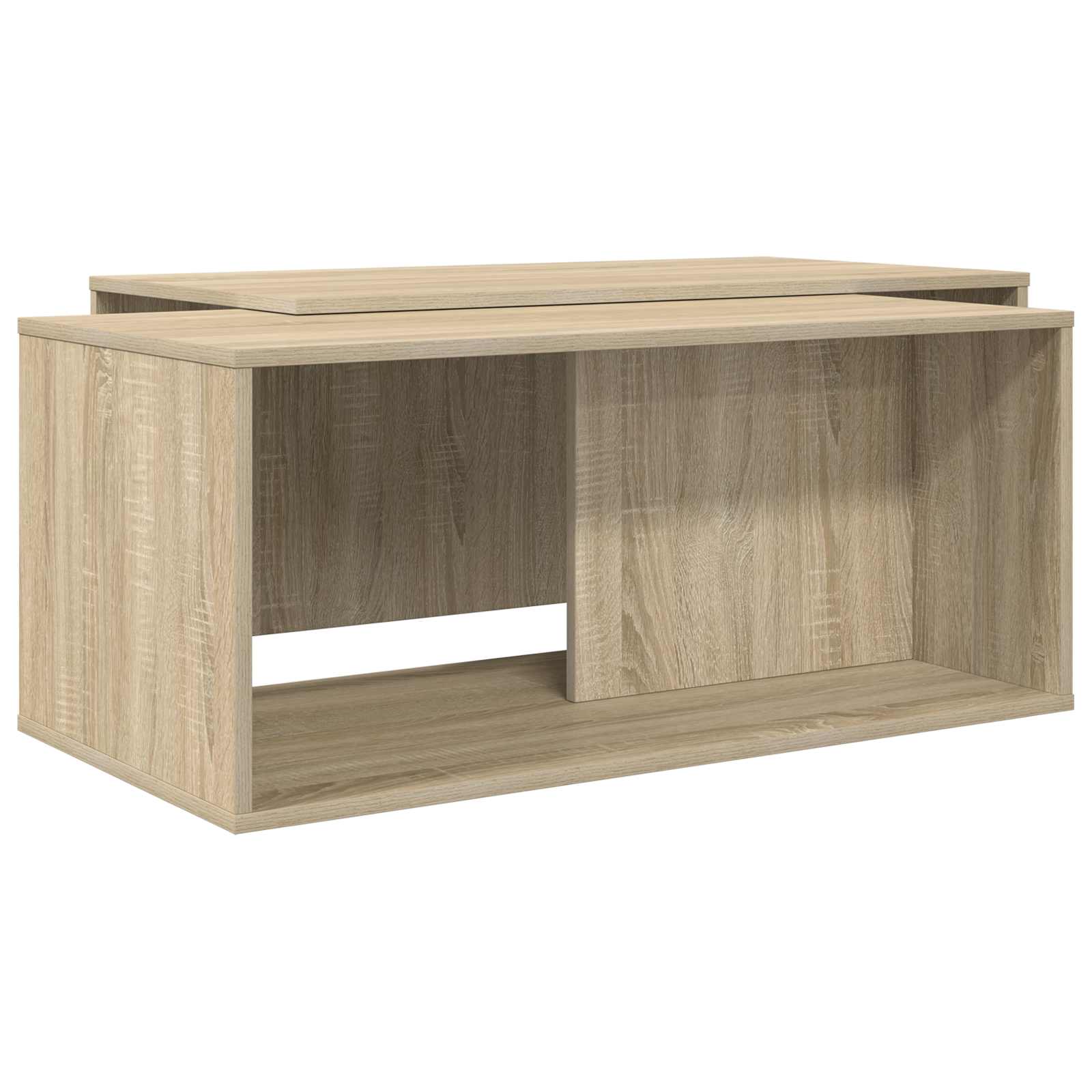 vidaXL Zestaw stolików kawowych 2 pcs Dąb Sonoma