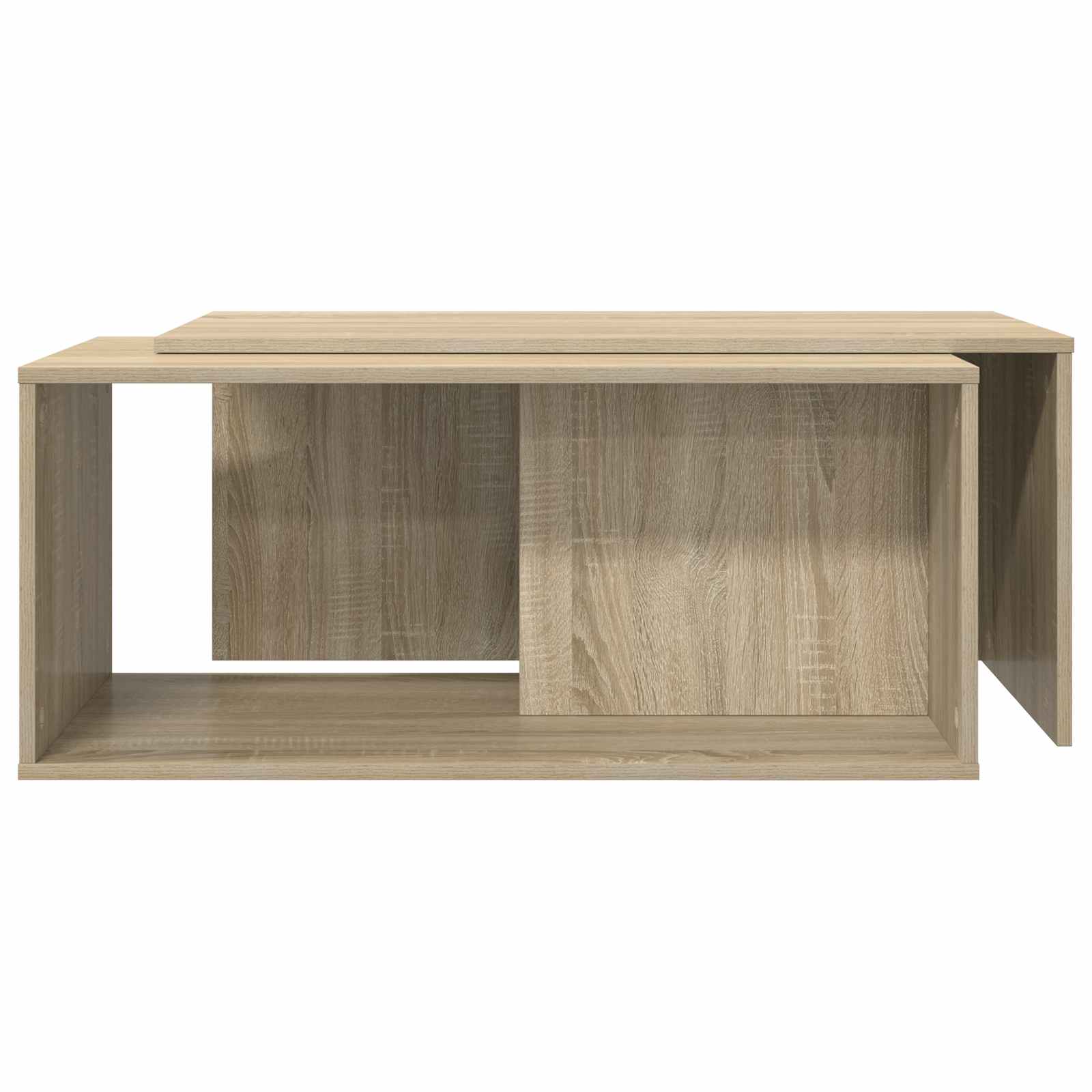 vidaXL Zestaw stolików kawowych 2 pcs Dąb Sonoma