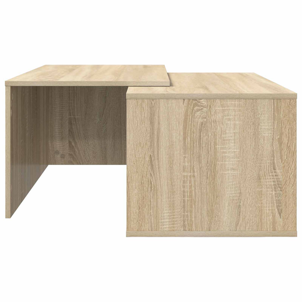 vidaXL Zestaw stolików kawowych 2 pcs Dąb Sonoma