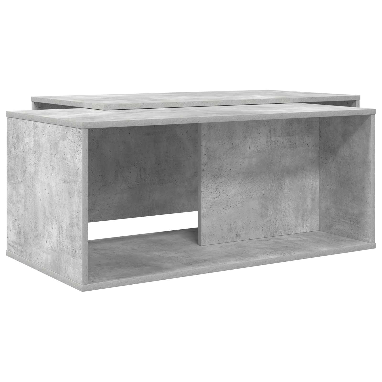 vidaXL Zestaw stolików kawowych 2 pcs Betonowy szary
