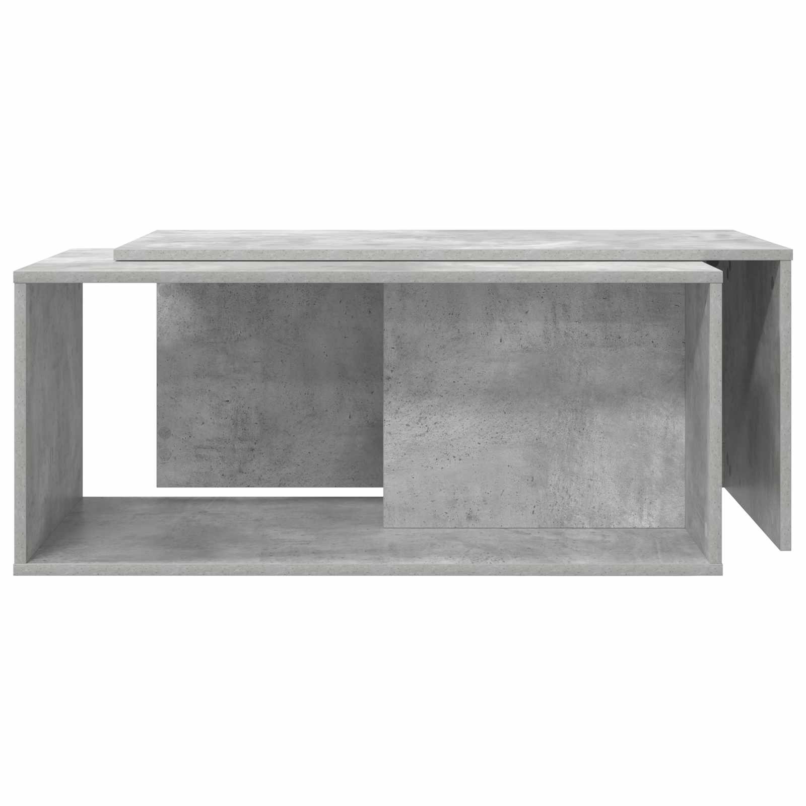 vidaXL Zestaw stolików kawowych 2 pcs Betonowy szary