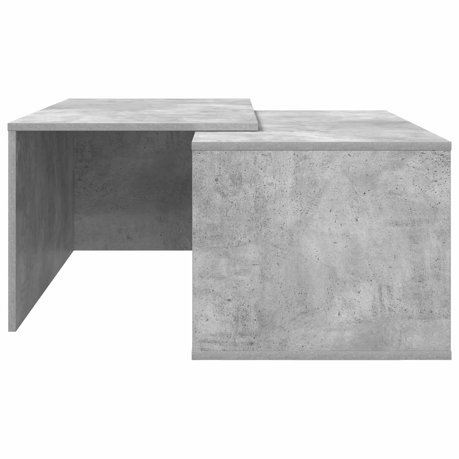vidaXL Zestaw stolików kawowych 2 pcs Betonowy szary
