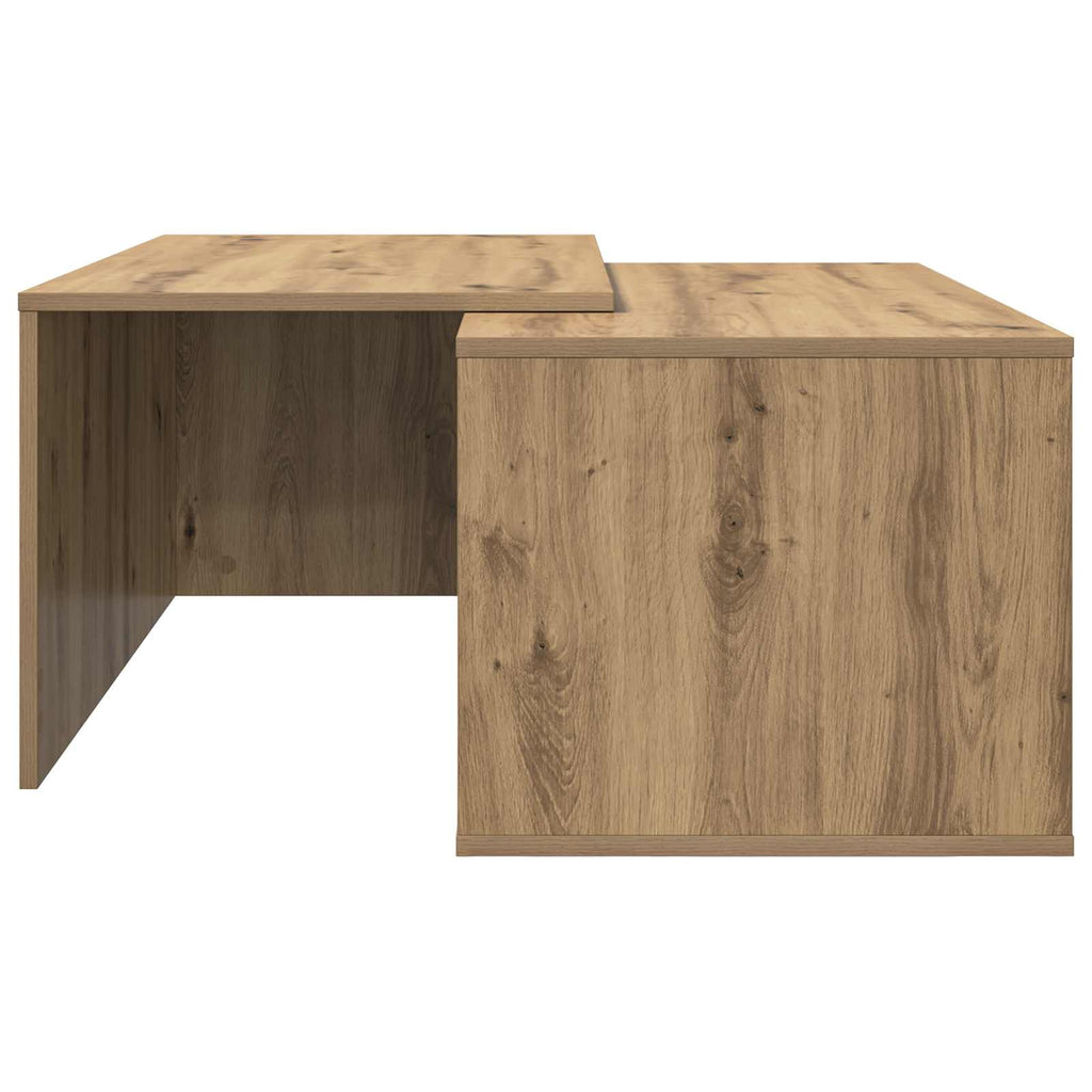 vidaXL Zestaw stolików kawowych 2 pcs Dąb rzemieślniczy