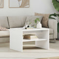 vidaXL Stolik kawowy Biały 60 x 50 x 40 cm Materiał drewnopochodny