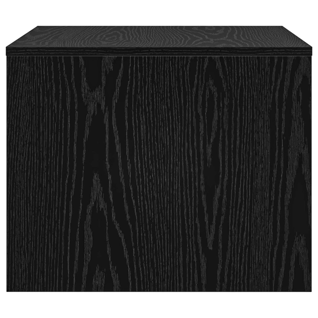 vidaXL Stolik kawowy Czarny Dąb 60 x 50 x 40 cm