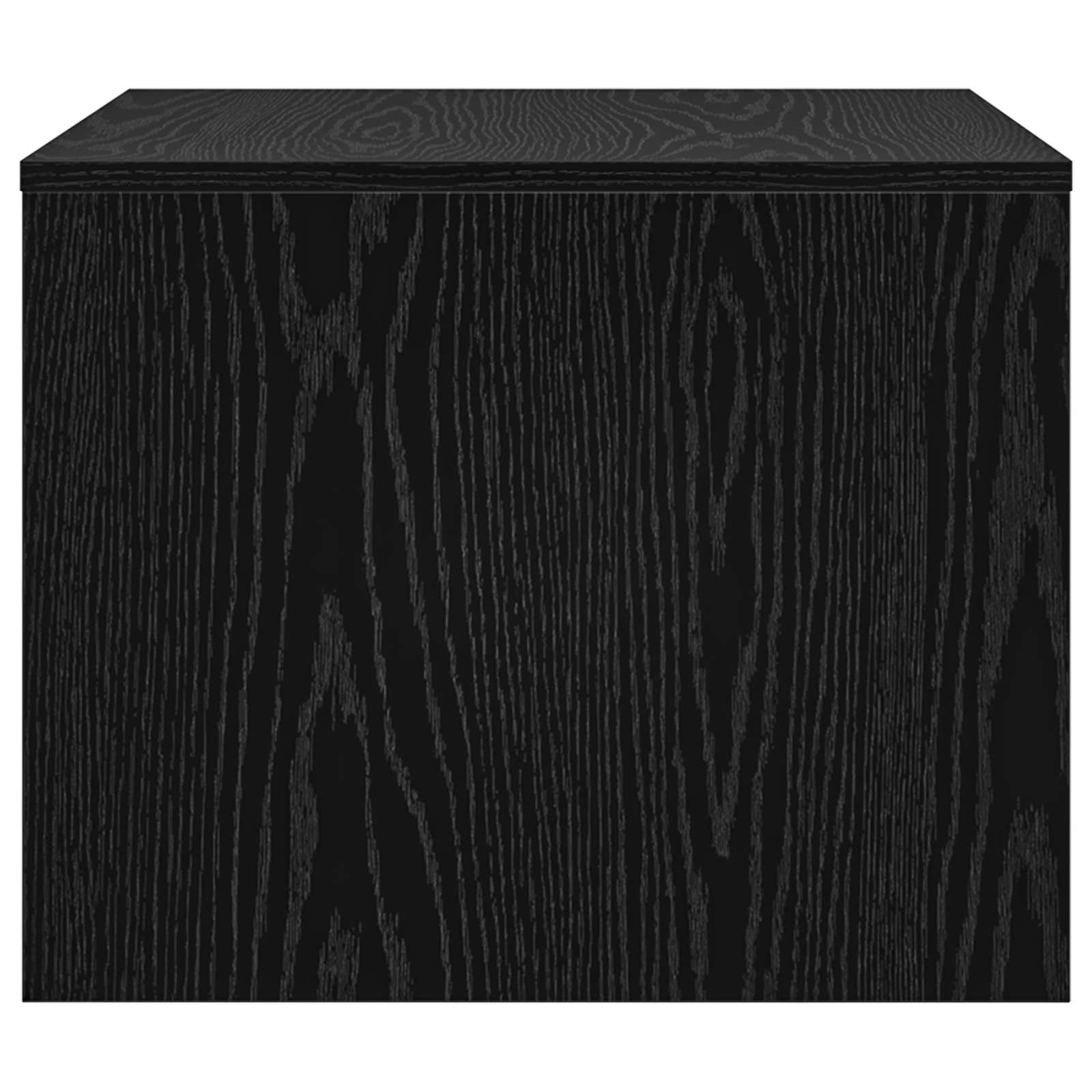 vidaXL Stolik kawowy Czarny Dąb 60 x 50 x 40 cm
