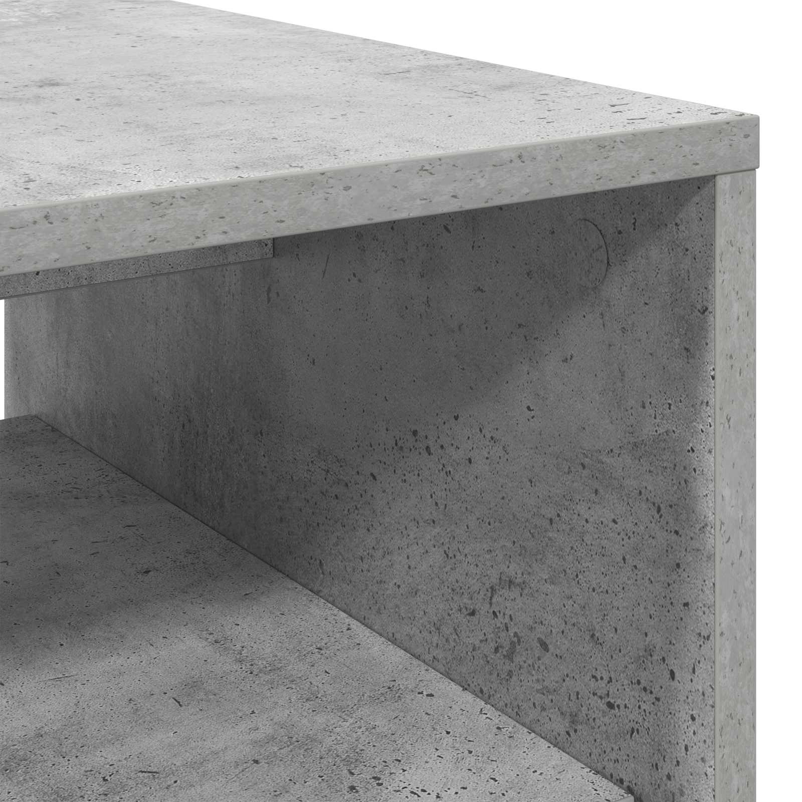 vidaXL Stolik kawowy Betonowy szary 60 x 50 x 40 cm