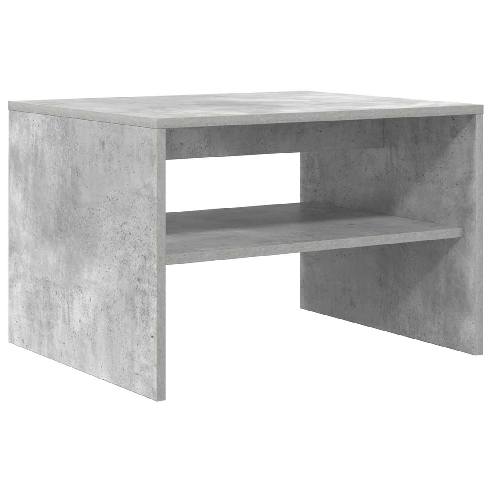 vidaXL Stolik kawowy Betonowy szary 60 x 50 x 40 cm