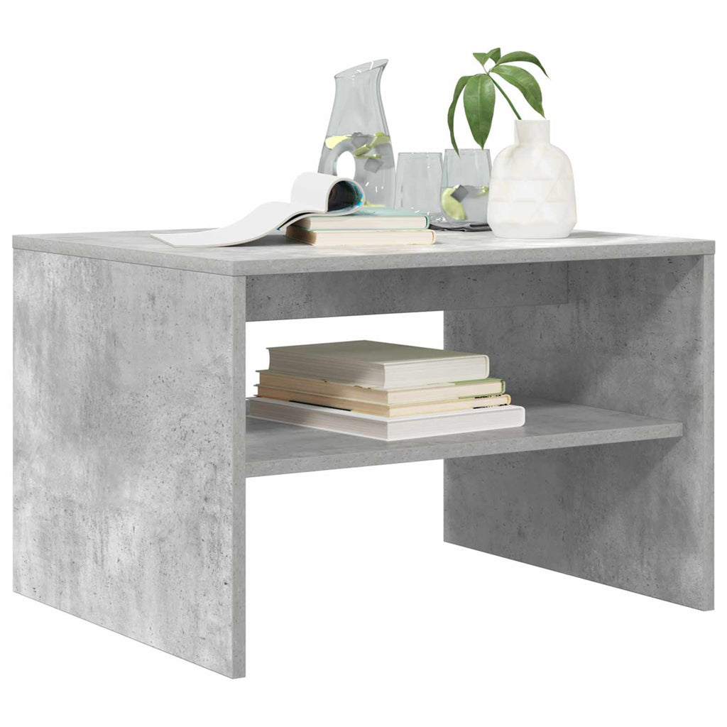 vidaXL Stolik kawowy Betonowy szary 60 x 50 x 40 cm