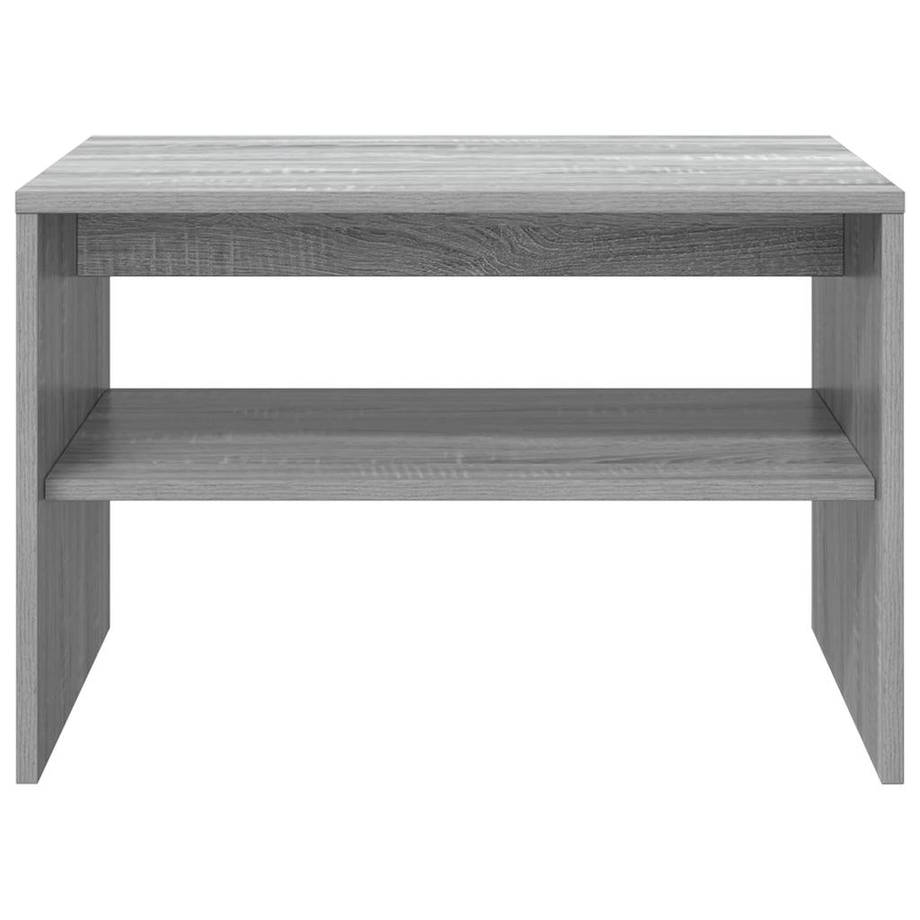 vidaXL Stolik kawowy Szary Sonoma 60 x 50 x 40 cm