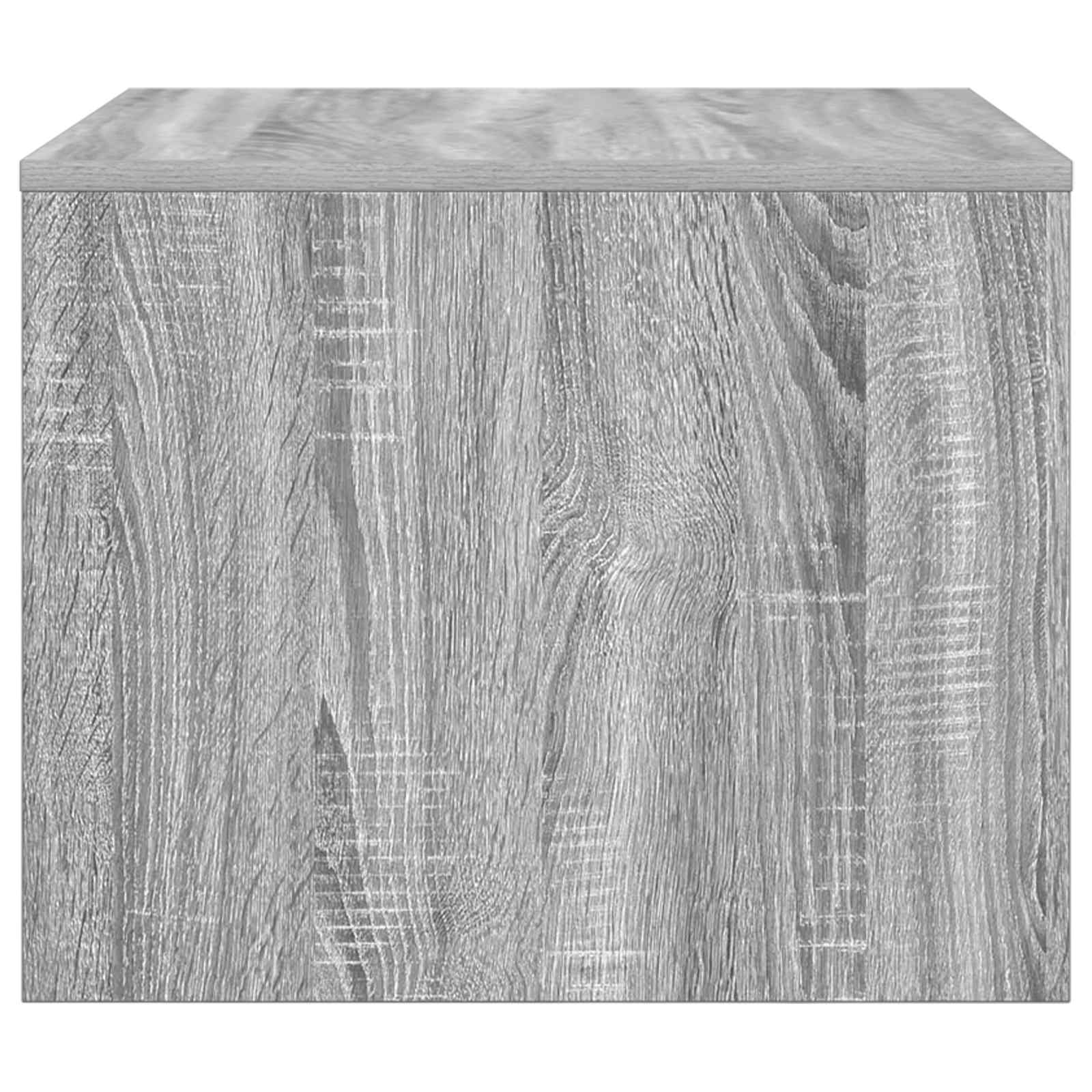 vidaXL Stolik kawowy Szary Sonoma 60 x 50 x 40 cm