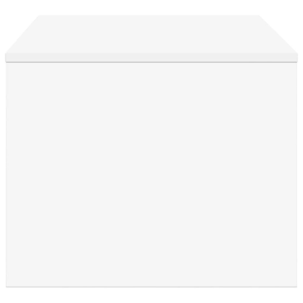 vidaXL Stolik kawowy Biały 80 x 50 x 40 cm Materiał drewnopochodny