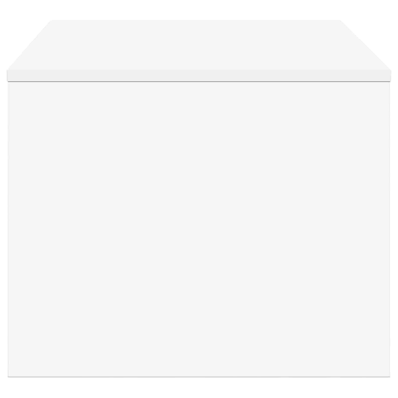 vidaXL Stolik kawowy Biały 80 x 50 x 40 cm Materiał drewnopochodny