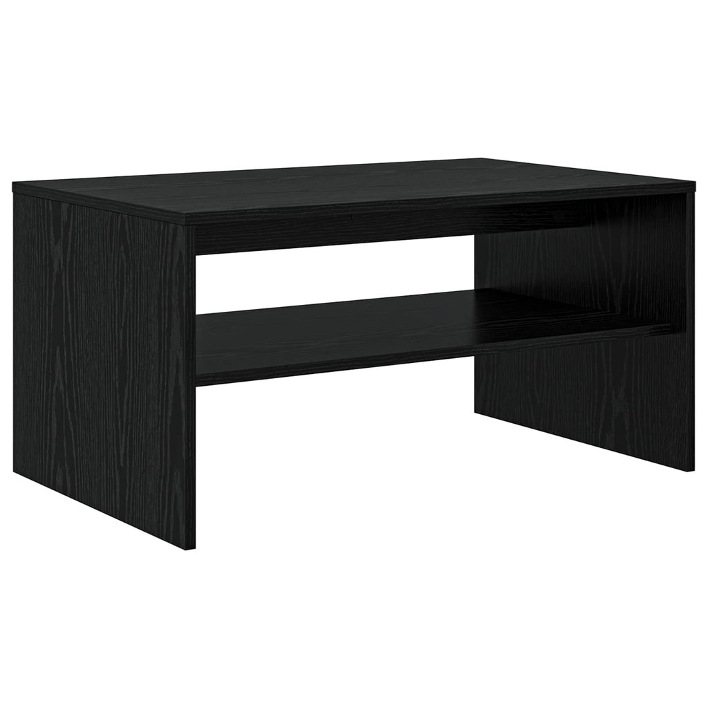 vidaXL Stolik kawowy Czarny Dąb 80 x 50 x 40 cm