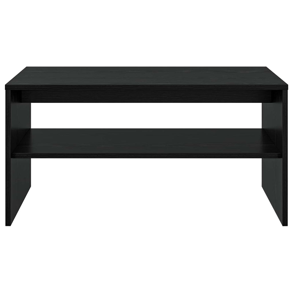 vidaXL Stolik kawowy Czarny Dąb 80 x 50 x 40 cm