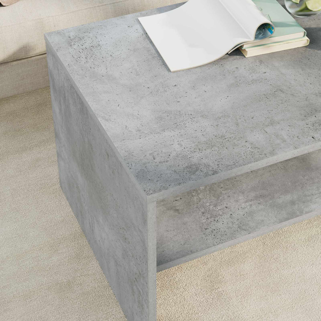 vidaXL Stolik kawowy Betonowy szary 80 x 50 x 40 cm