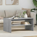 vidaXL Stolik kawowy Szary Sonoma 80 x 50 x 40 cm