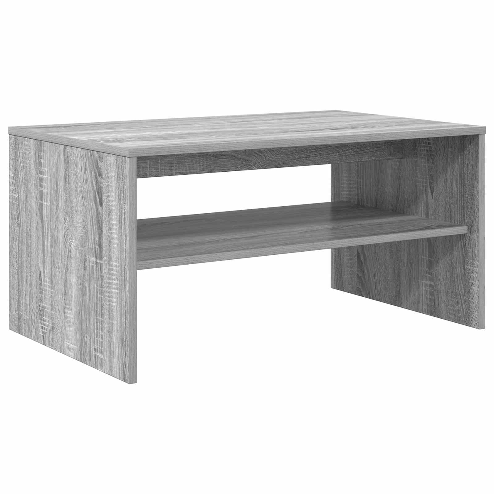 vidaXL Stolik kawowy Szary Sonoma 80 x 50 x 40 cm