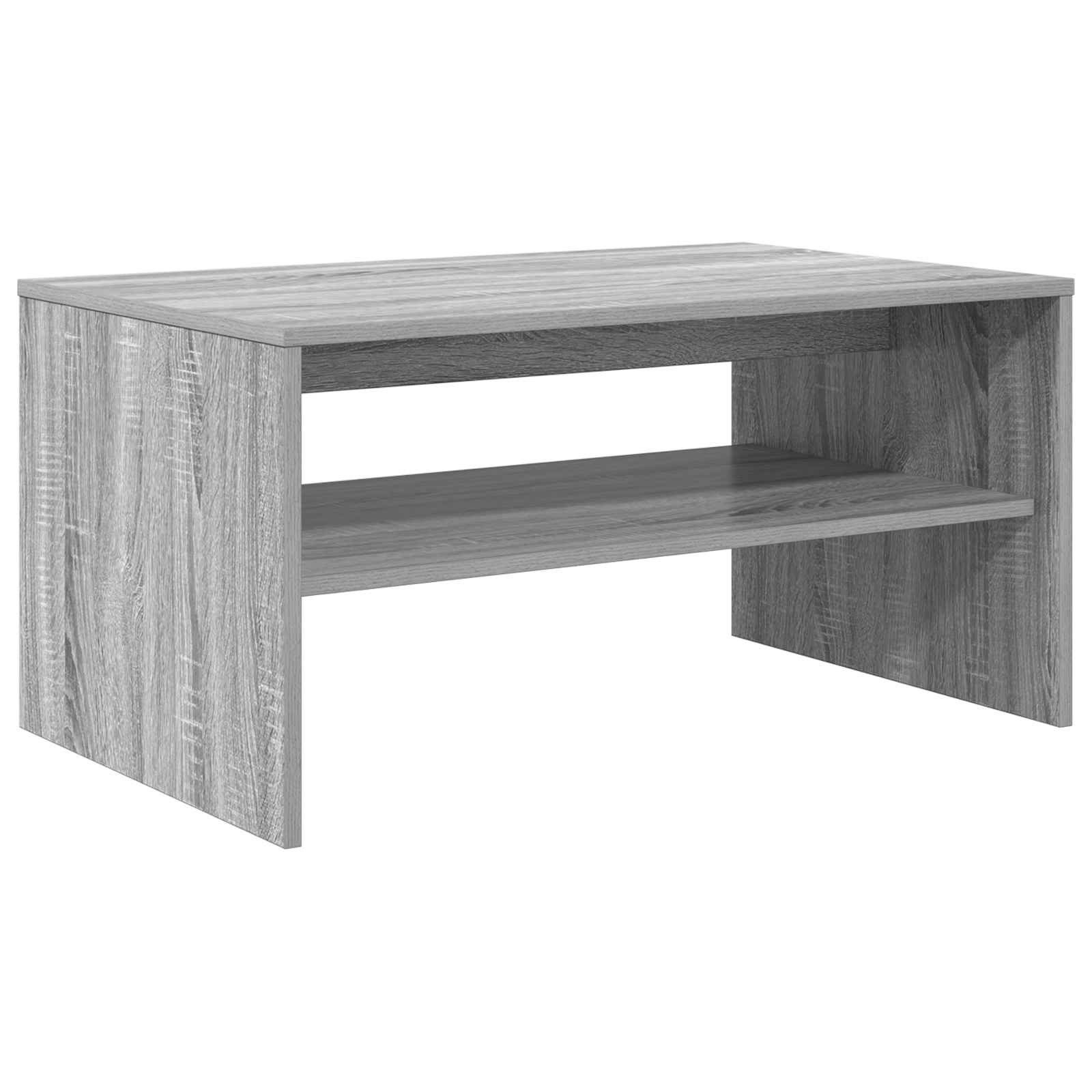 vidaXL Stolik kawowy Szary Sonoma 80 x 50 x 40 cm