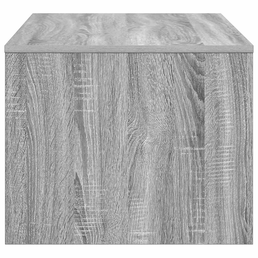 vidaXL Stolik kawowy Szary Sonoma 80 x 50 x 40 cm