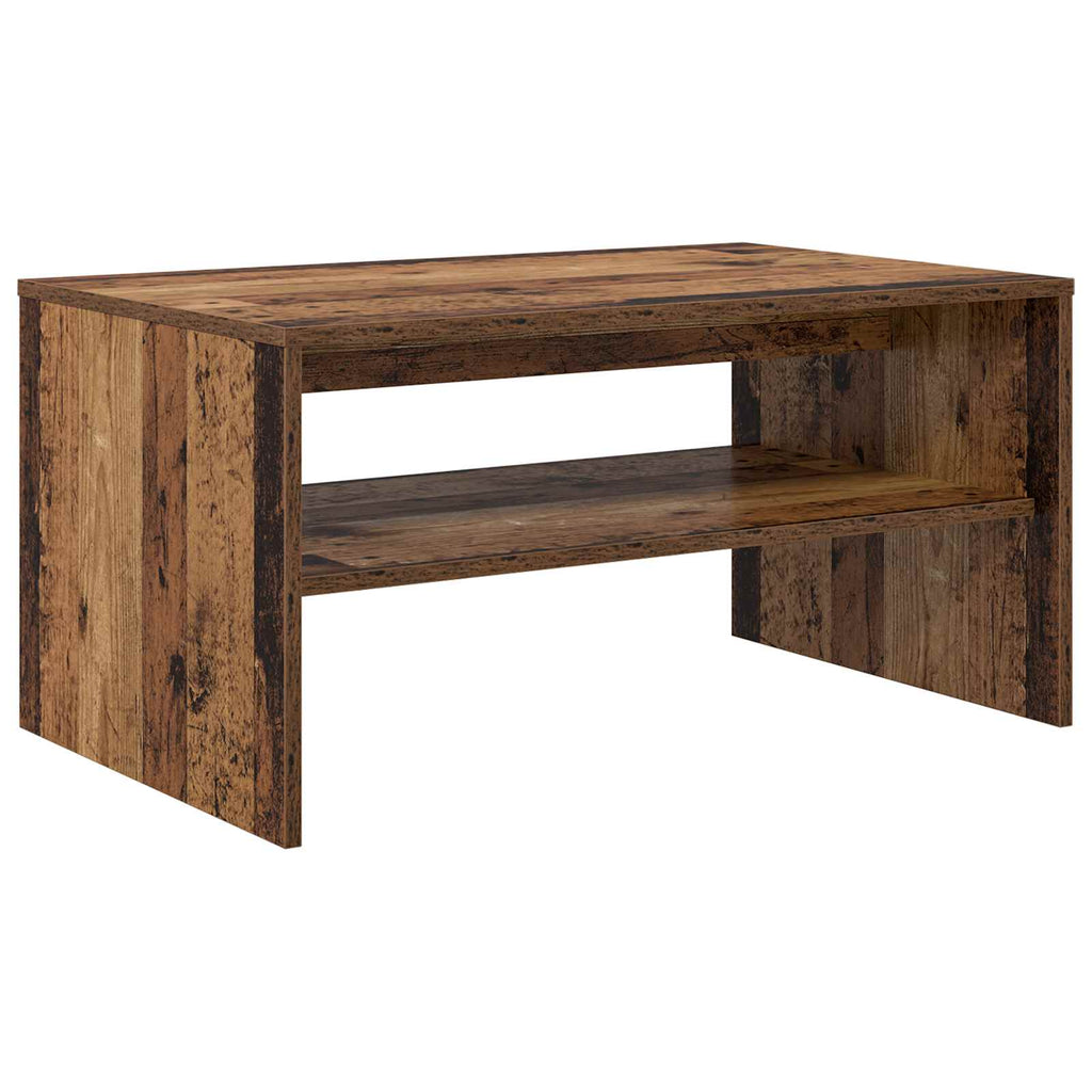 vidaXL Stolik kawowy Stare drewno 80 x 50 x 40 cm
