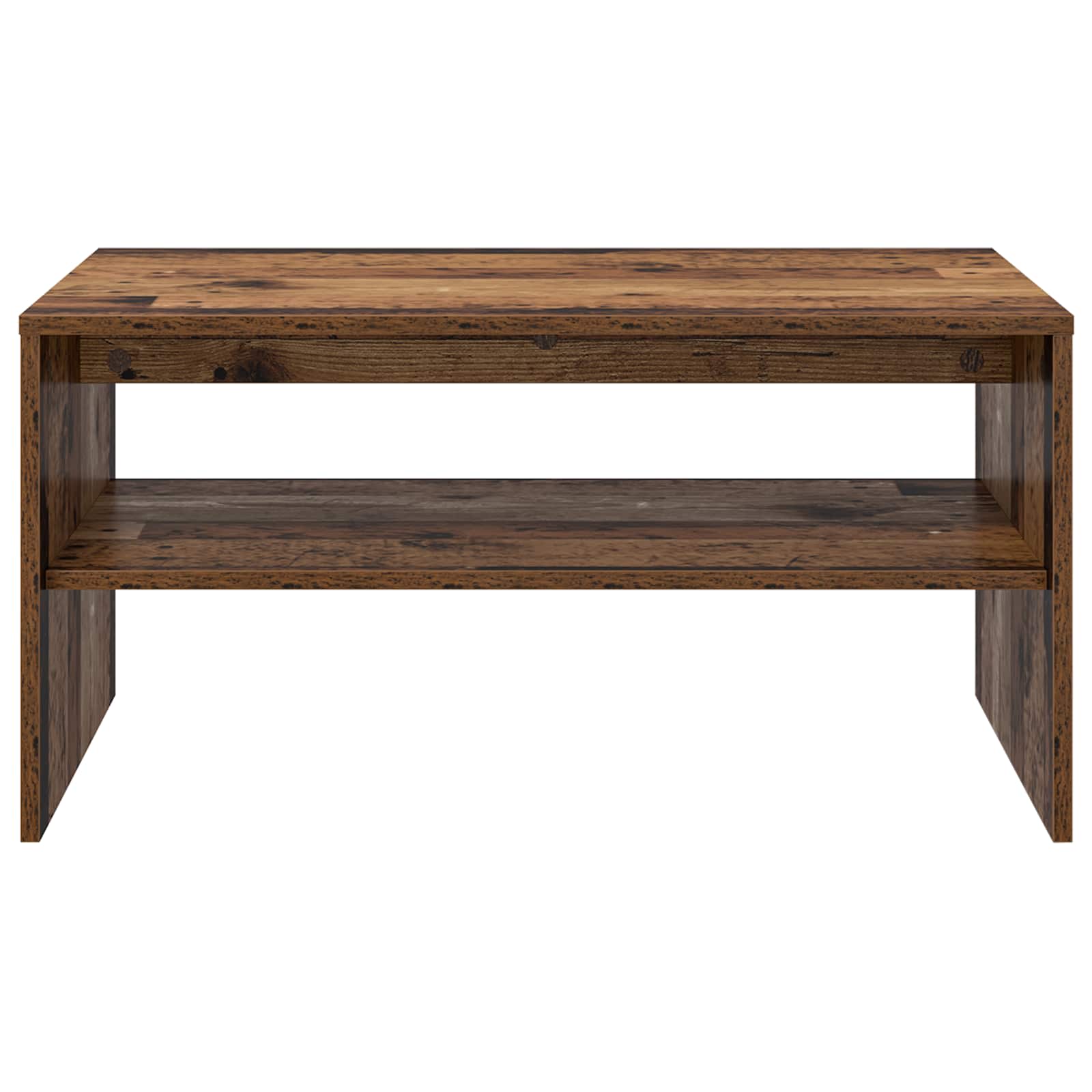 vidaXL Stolik kawowy Stare drewno 80 x 50 x 40 cm