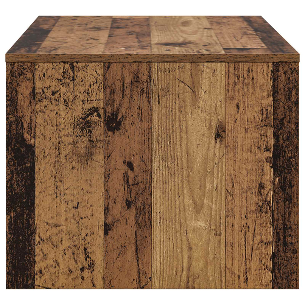vidaXL Stolik kawowy Stare drewno 80 x 50 x 40 cm