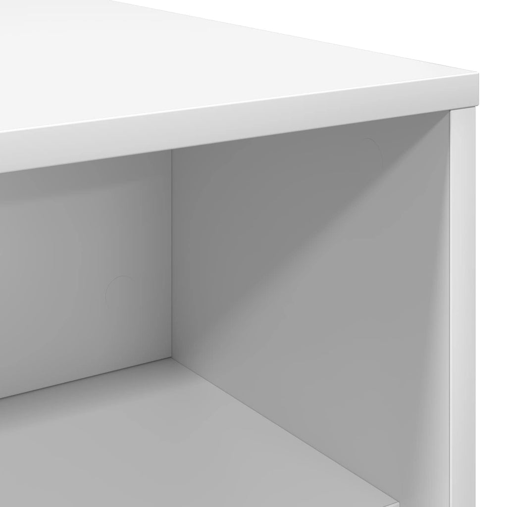 vidaXL Stolik kawowy Biały 100 x 50 x 40 cm Materiał drewnopochodny