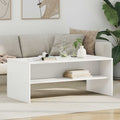 vidaXL Stolik kawowy Biały 100 x 50 x 40 cm Materiał drewnopochodny