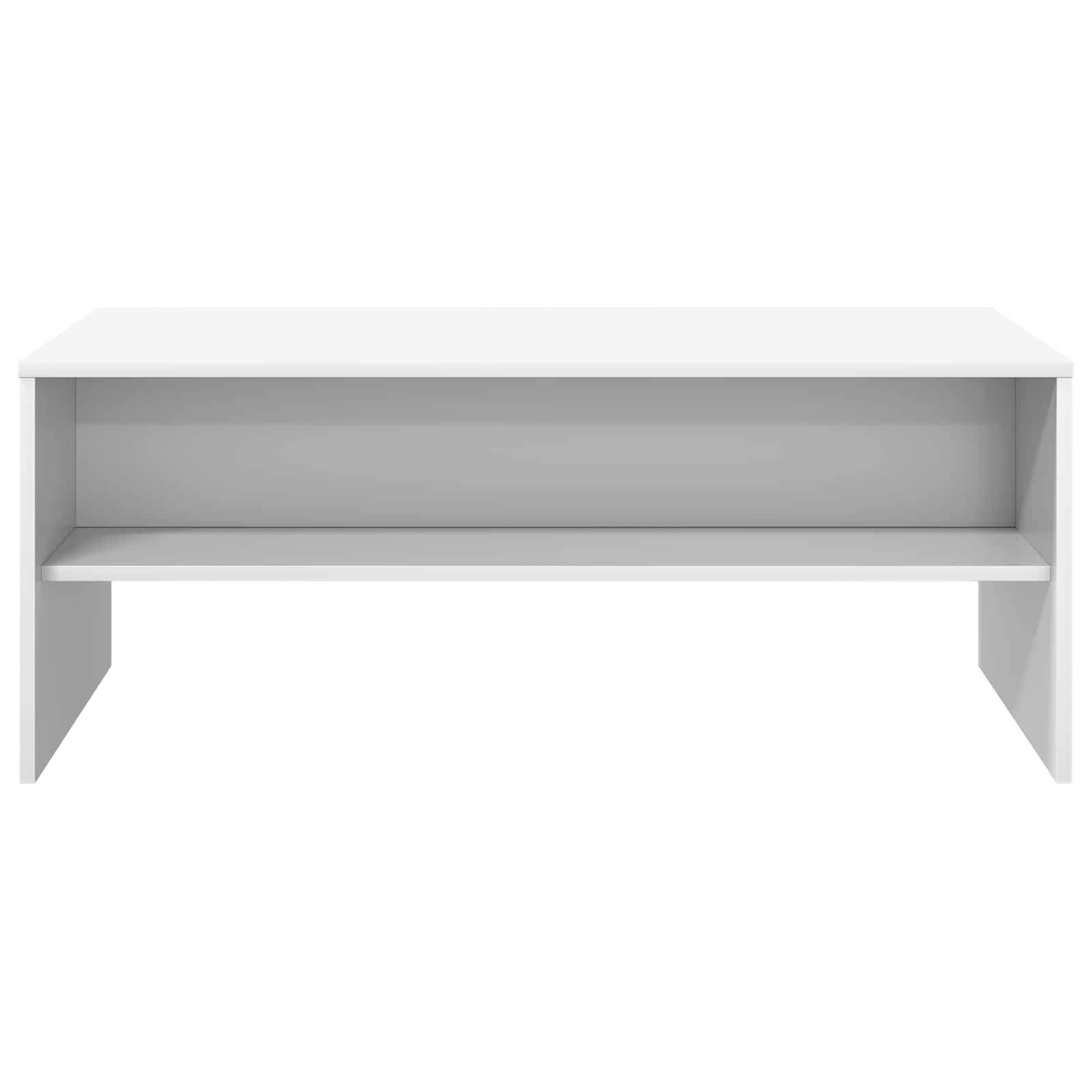 vidaXL Stolik kawowy Biały 100 x 50 x 40 cm Materiał drewnopochodny