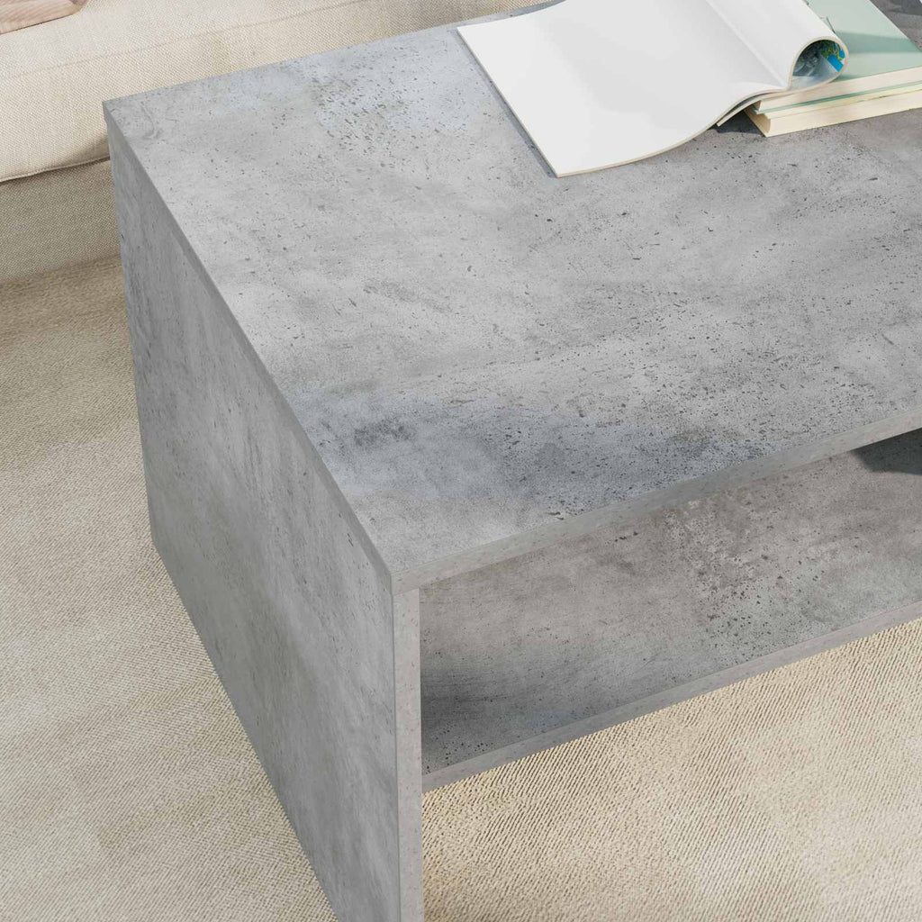 vidaXL Stolik kawowy Betonowy szary 100 x 50 x 40 cm