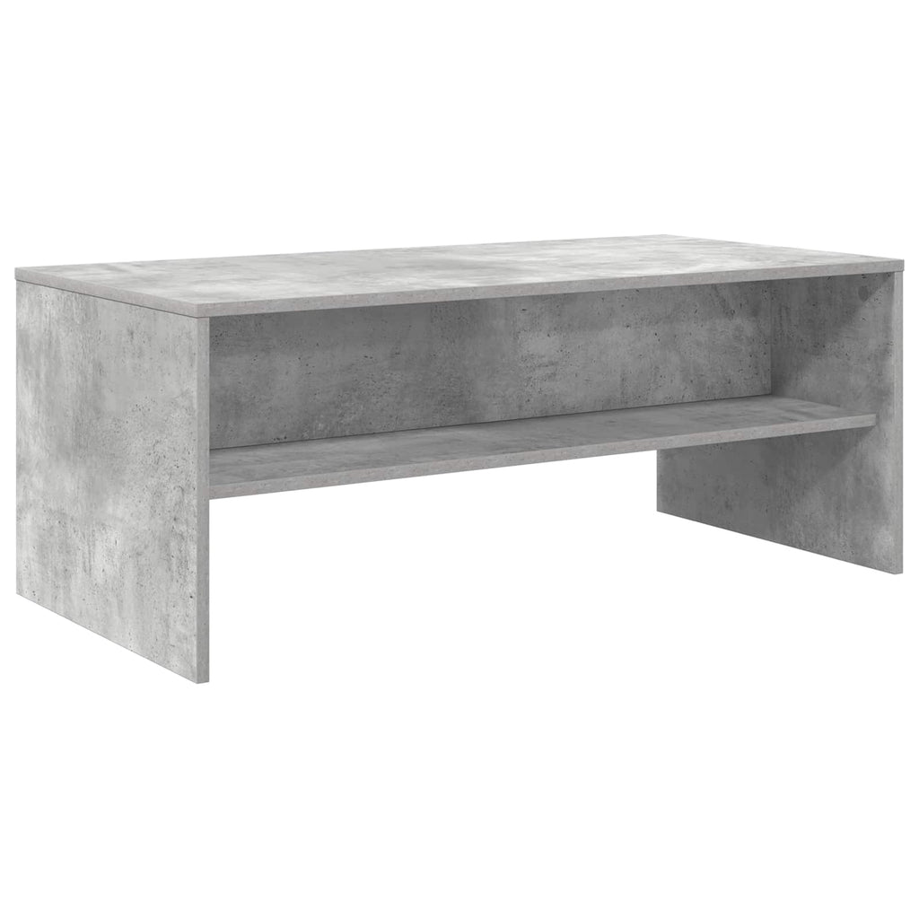 vidaXL Stolik kawowy Betonowy szary 100 x 50 x 40 cm