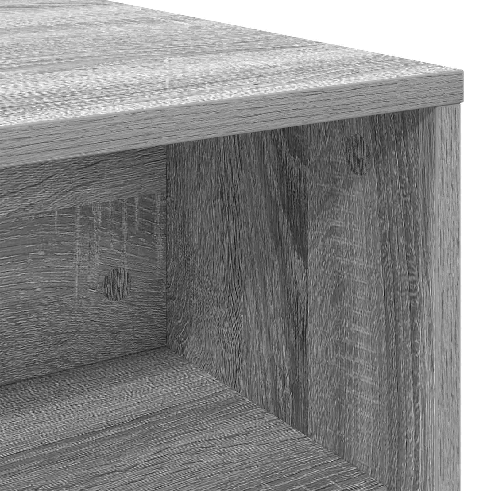 vidaXL Stolik kawowy Szary Sonoma 100 x 50 x 40 cm