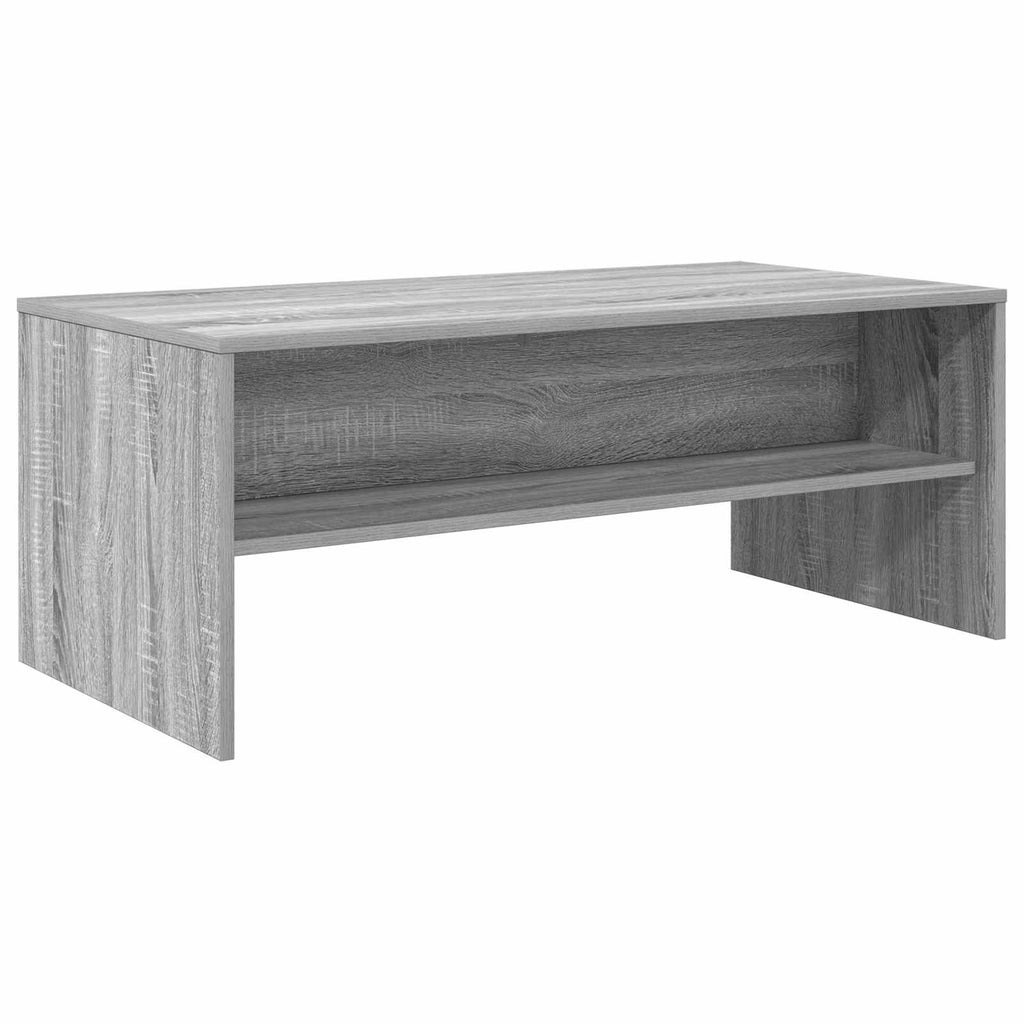 vidaXL Stolik kawowy Szary Sonoma 100 x 50 x 40 cm