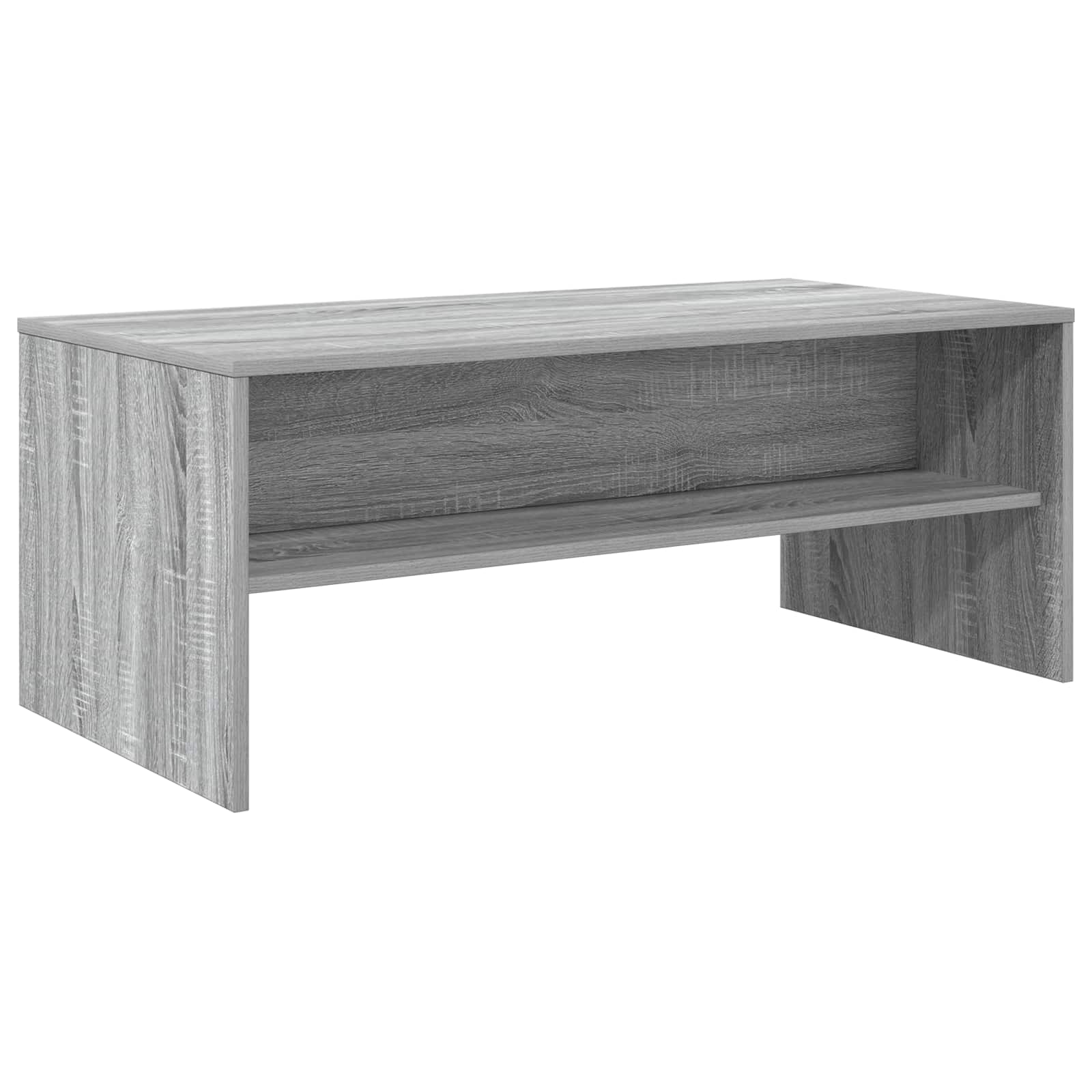 vidaXL Stolik kawowy Szary Sonoma 100 x 50 x 40 cm