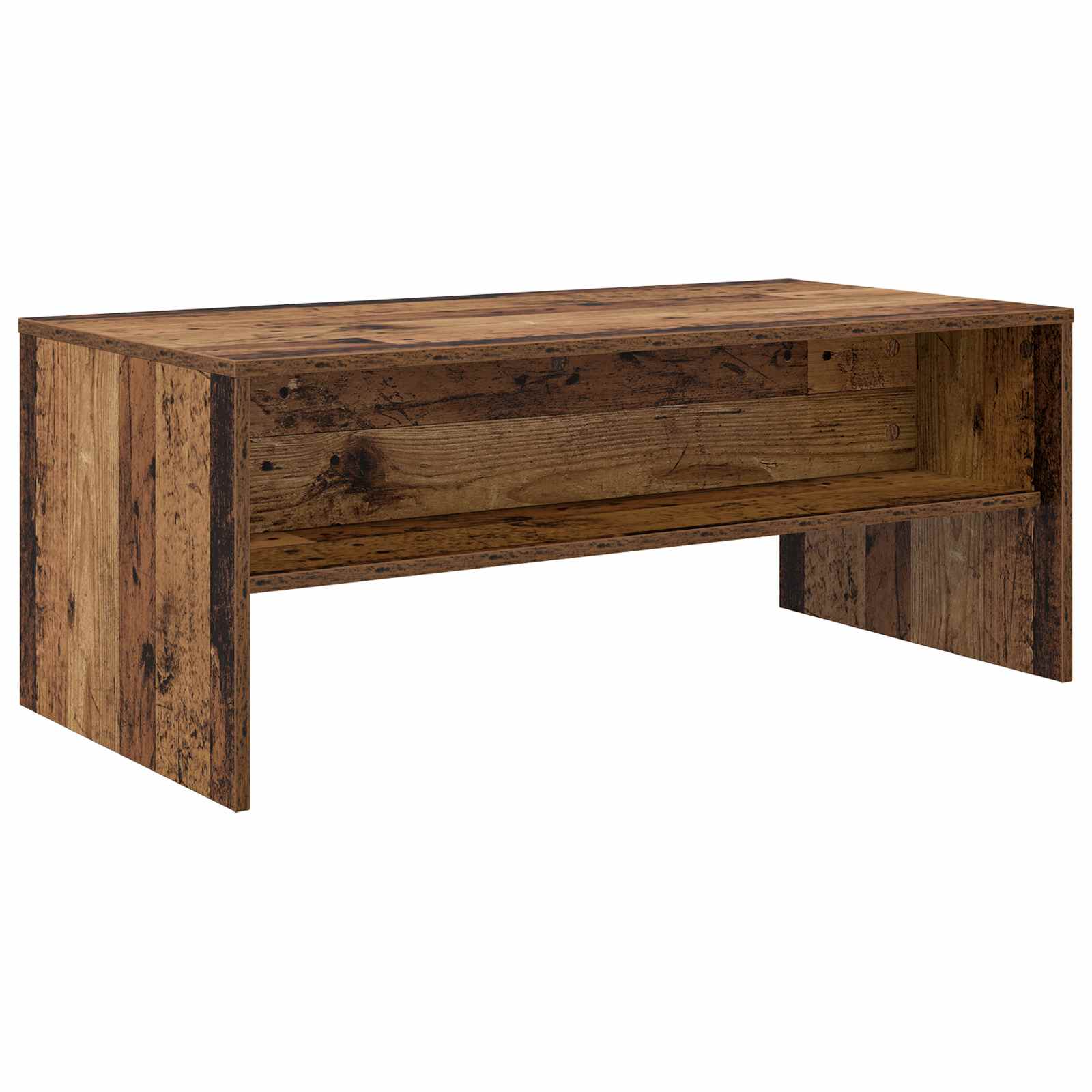 vidaXL Stolik kawowy Stare drewno 100 x 50 x 40 cm