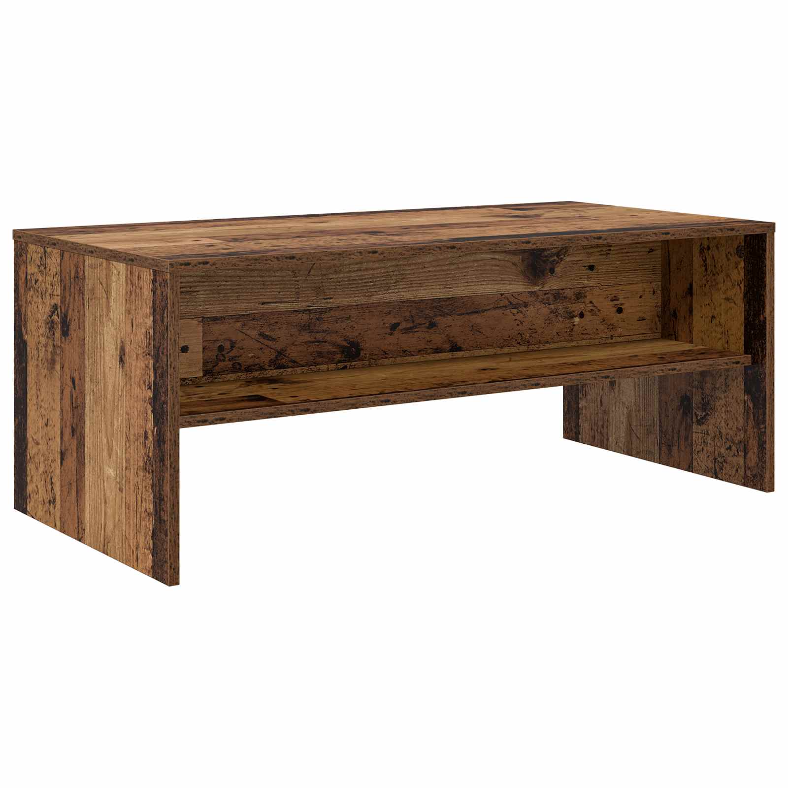 vidaXL Stolik kawowy Stare drewno 100 x 50 x 40 cm