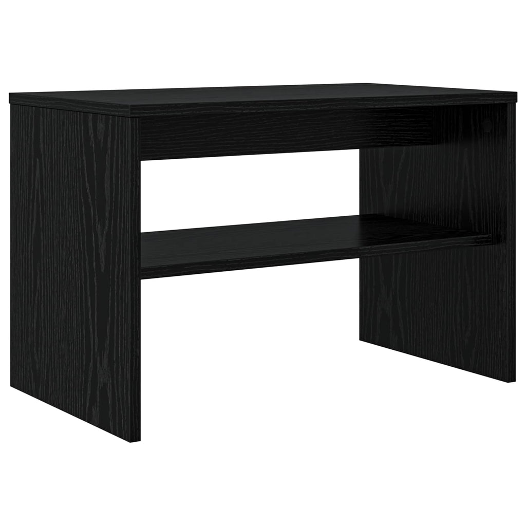 vidaXL Szafka pod telewizor Czarny Dąb 60 x 35 x 40 cm