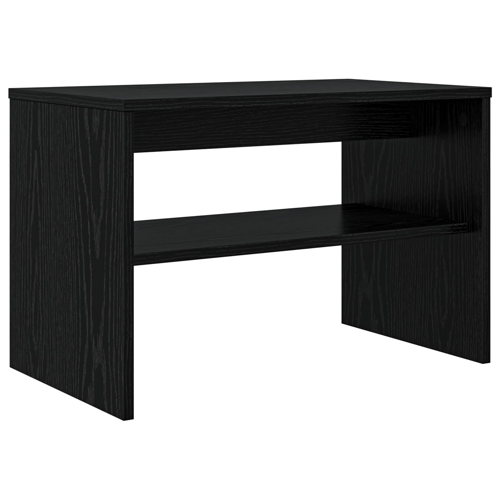 vidaXL Szafka pod telewizor Czarny Dąb 60 x 35 x 40 cm