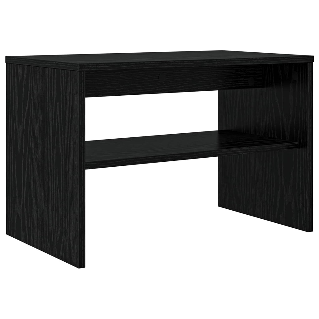 vidaXL Szafka pod telewizor Czarny Dąb 60 x 35 x 40 cm