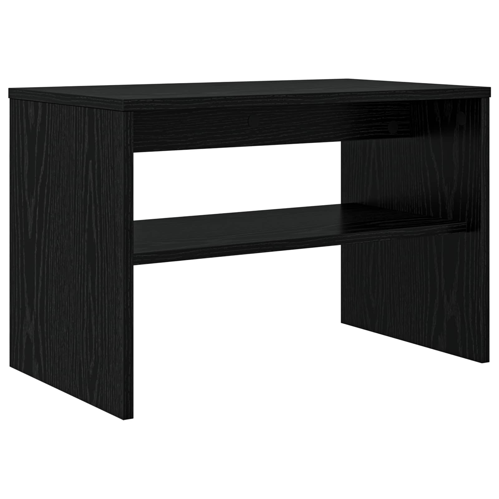 vidaXL Szafka pod telewizor Czarny Dąb 60 x 35 x 40 cm
