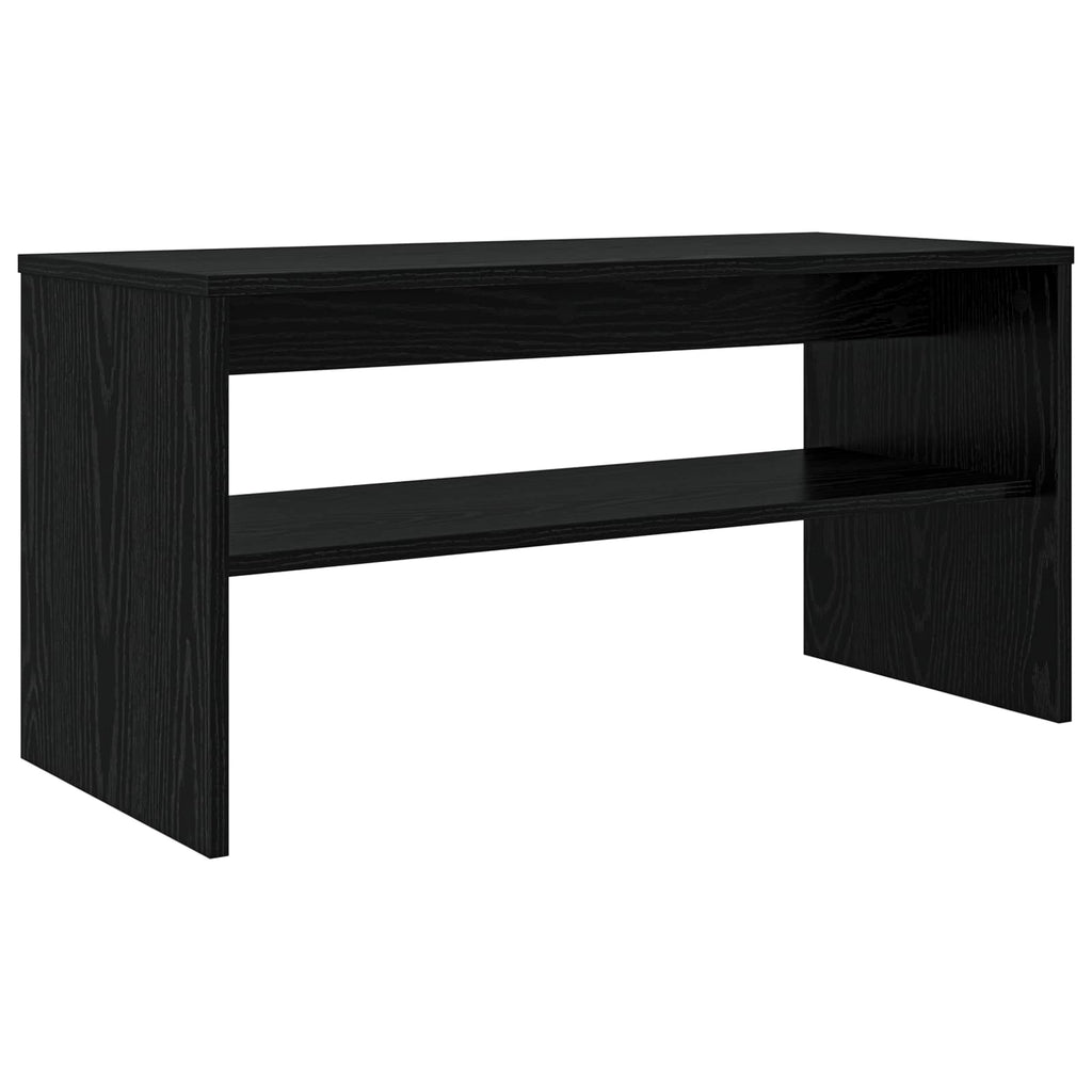 vidaXL Szafka pod telewizor Czarny Dąb 80 x 35 x 40 cm