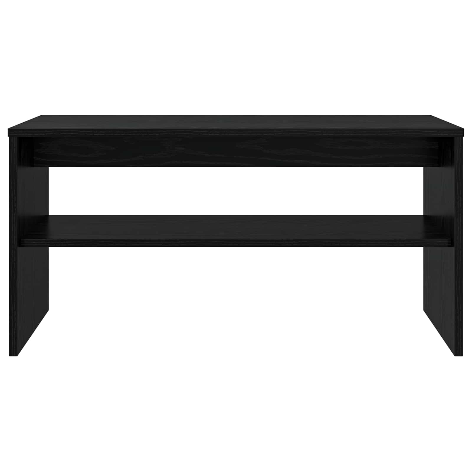 vidaXL Szafka pod telewizor Czarny Dąb 80 x 35 x 40 cm