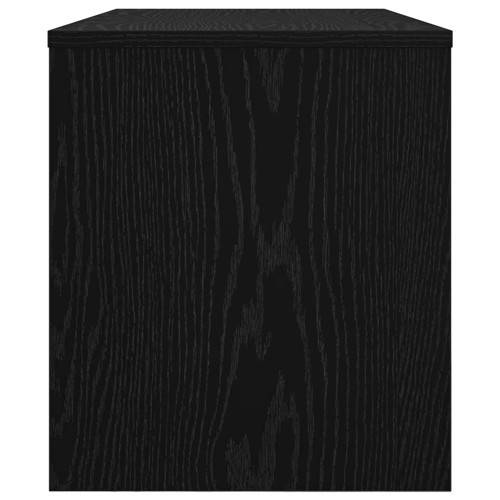vidaXL Szafka pod telewizor Czarny Dąb 80 x 35 x 40 cm