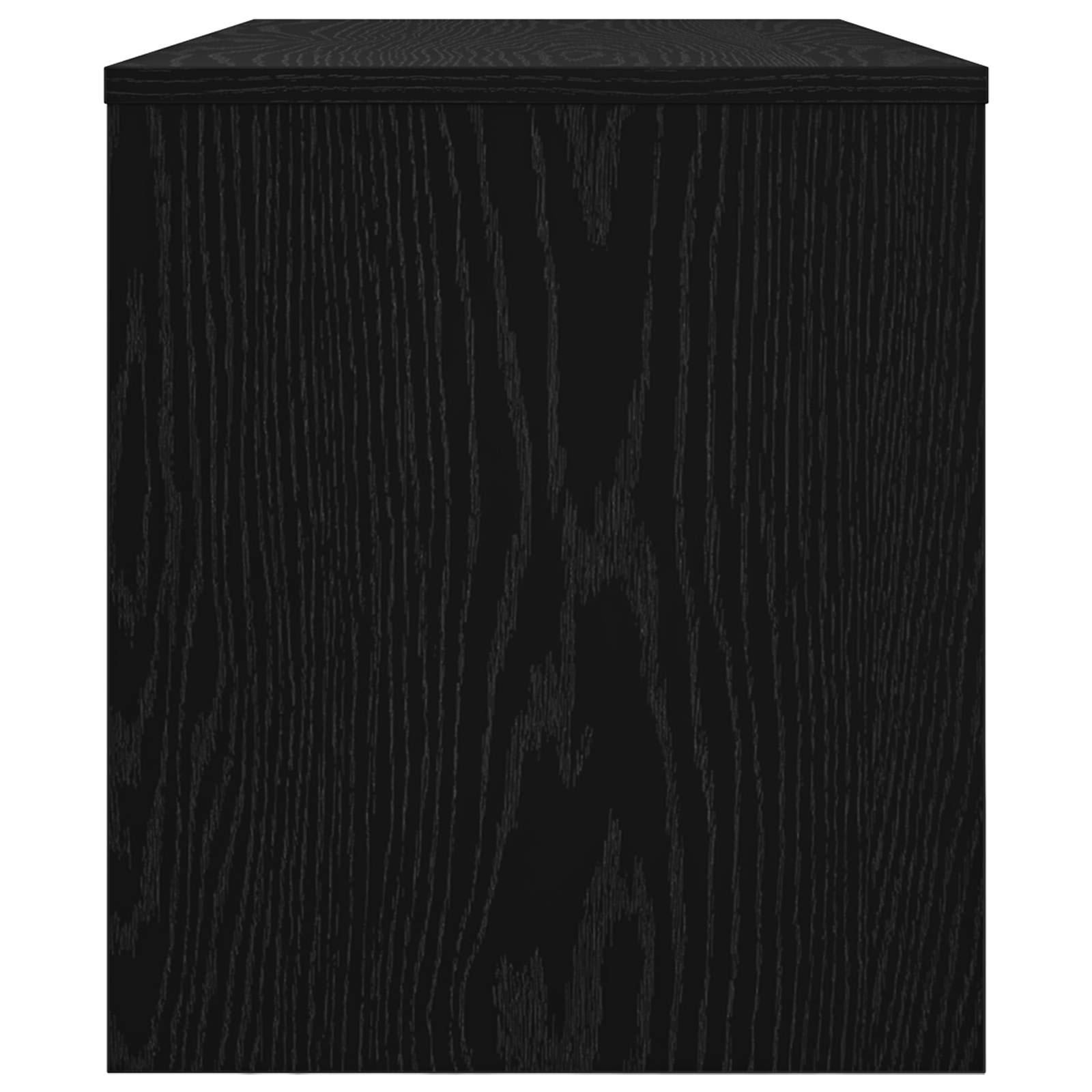 vidaXL Szafka pod telewizor Czarny Dąb 80 x 35 x 40 cm