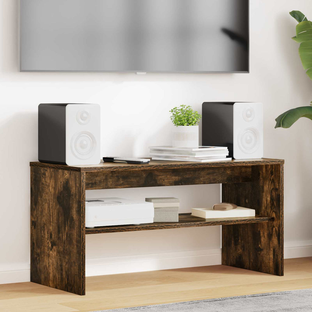 vidaXL Szafka pod telewizor Dąb wędzony 80 x 35 x 40 cm