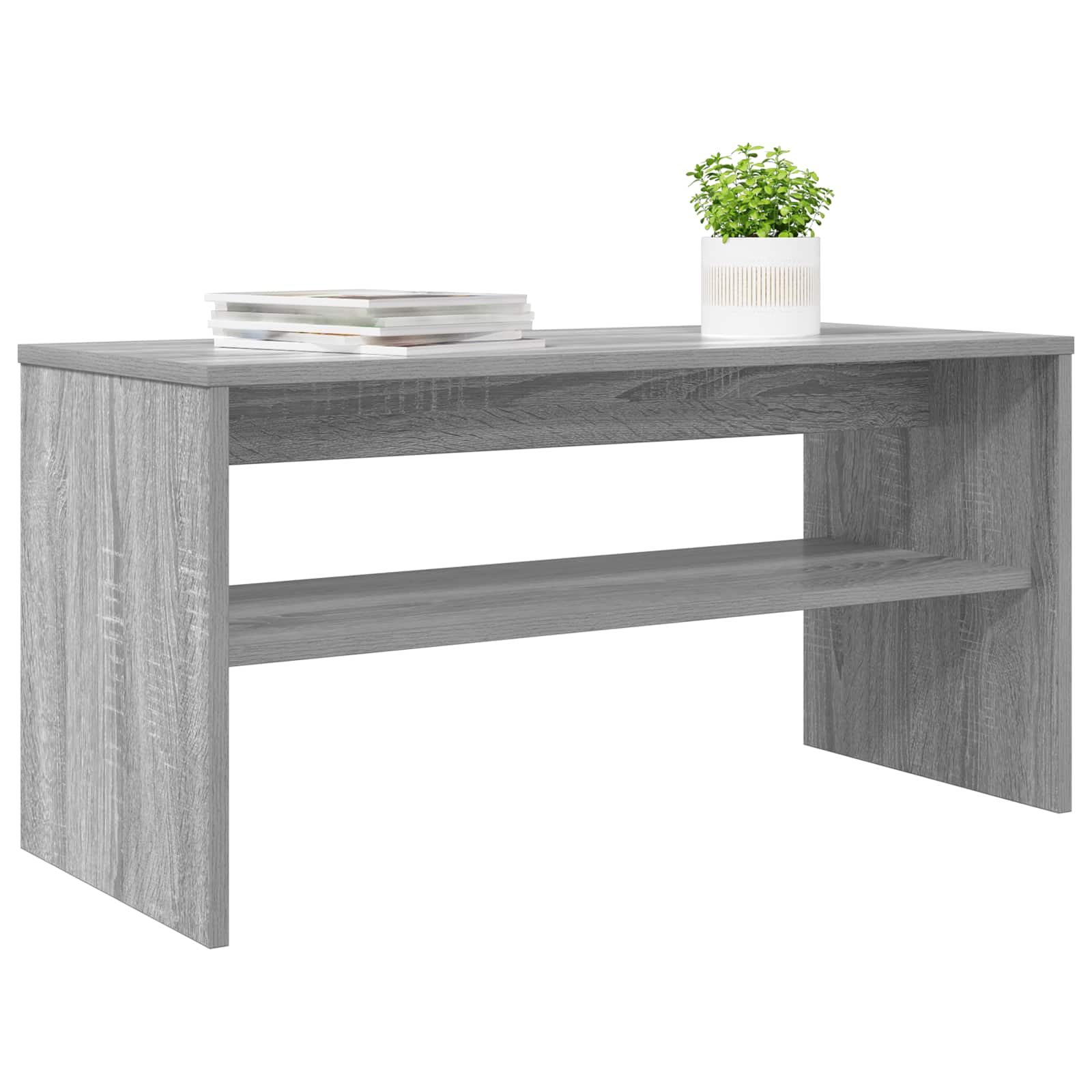 vidaXL Szafka pod telewizor Szary Sonoma 80 x 35 x 40 cm