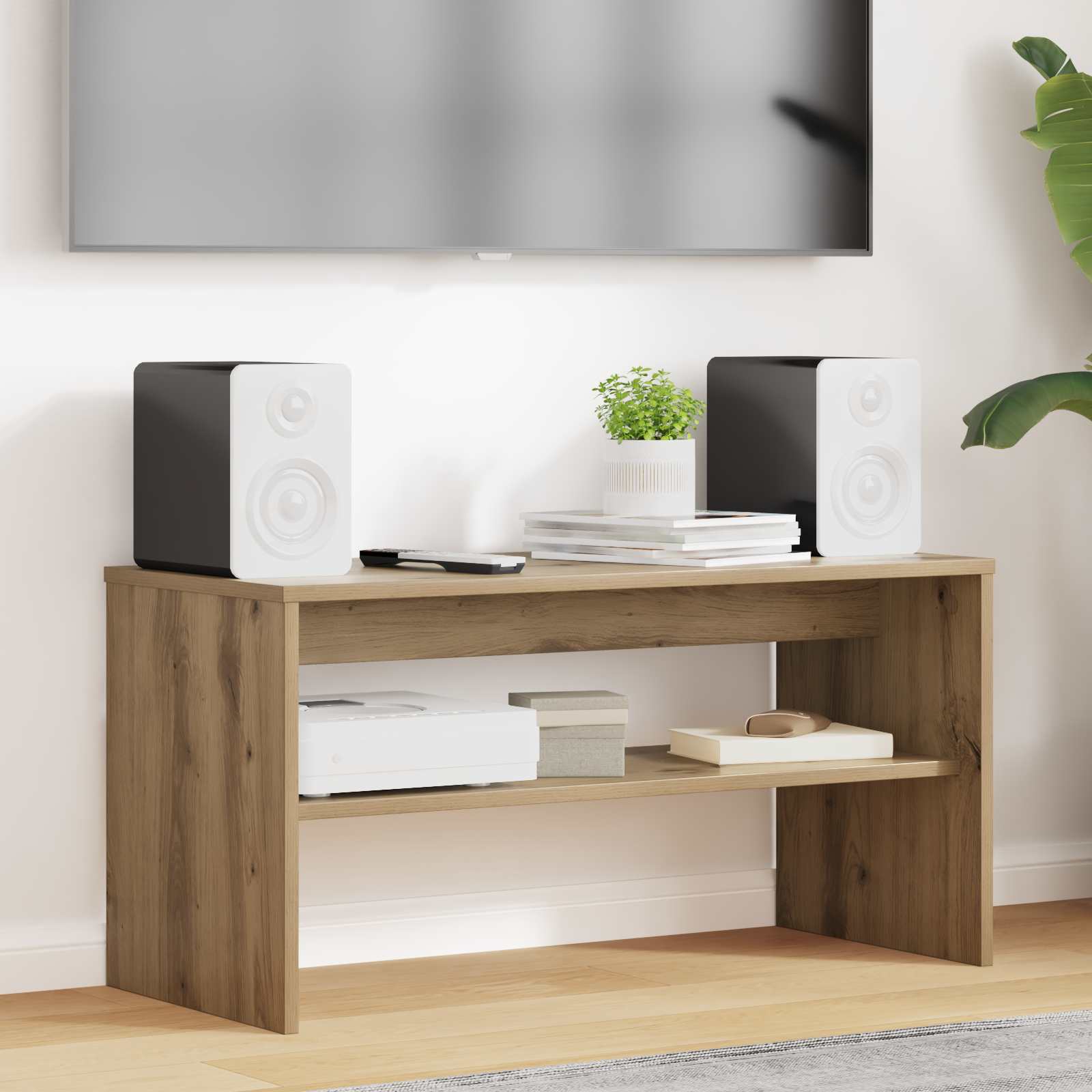 vidaXL Szafka pod telewizor 80 x 35 x 40 cm Dąb rzemieślniczy
