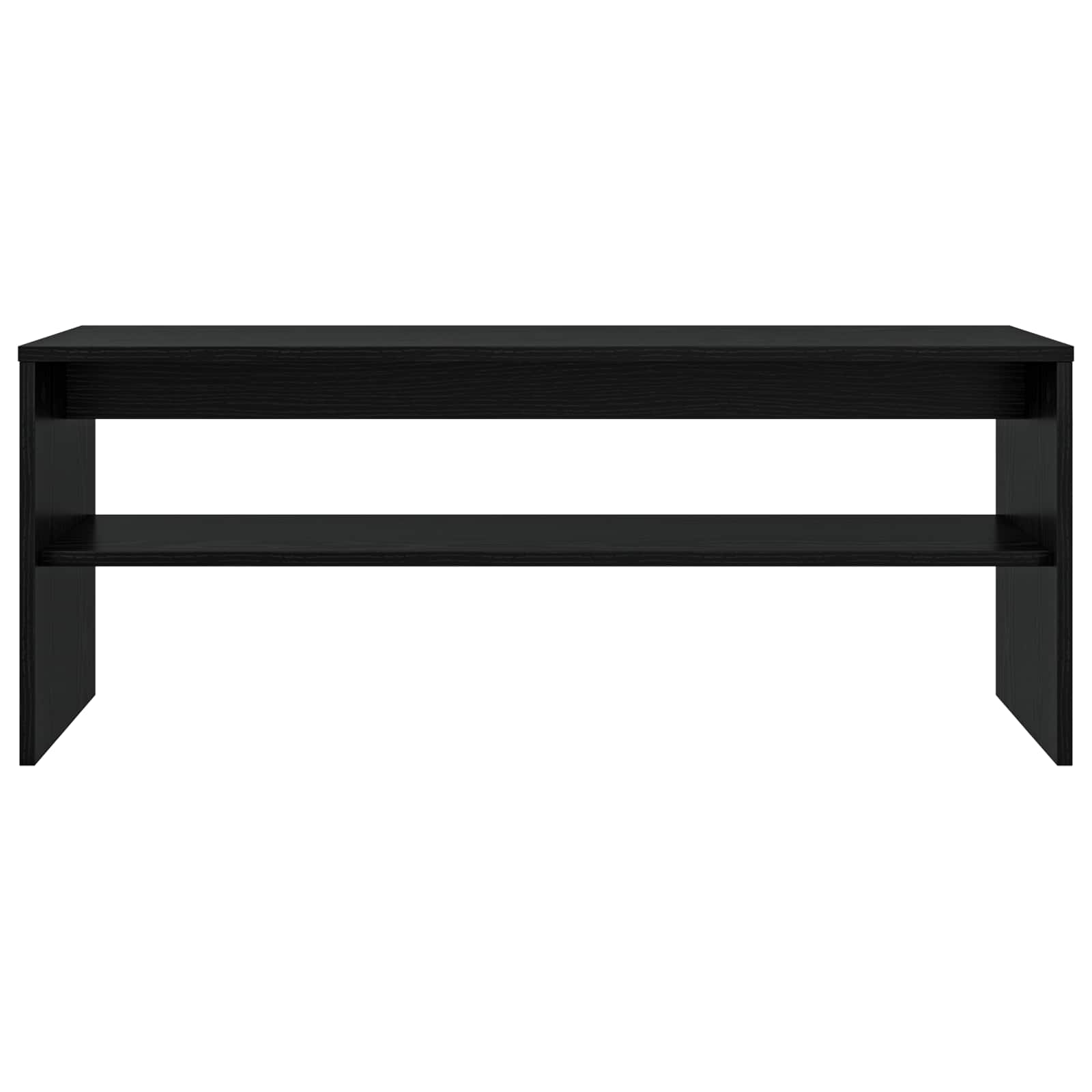 vidaXL Szafka pod telewizor Czarny Dąb 100 x 35 x 40 cm